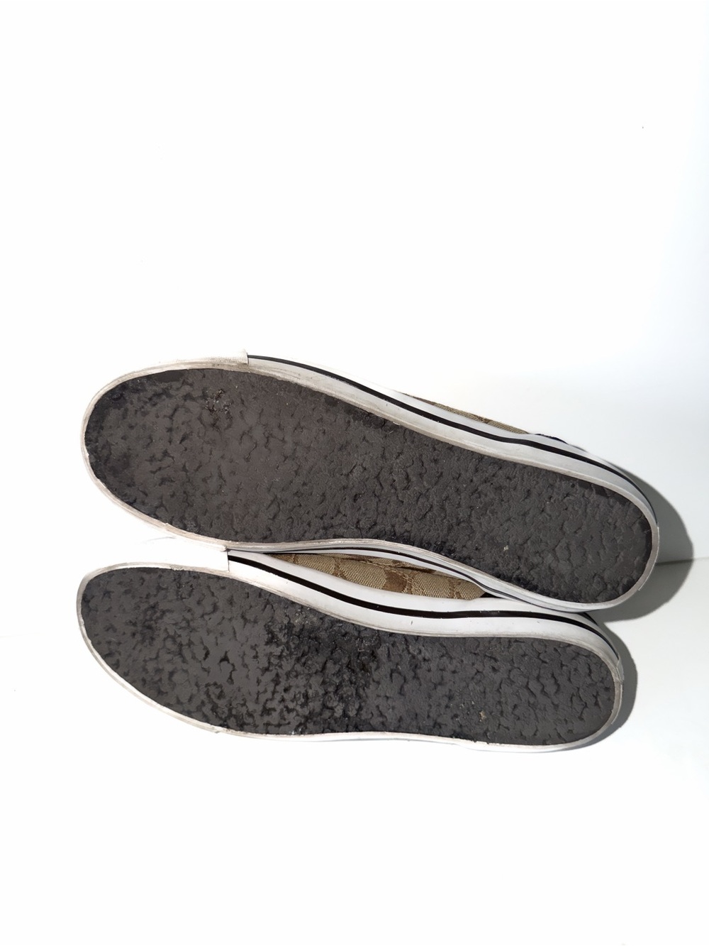 Coach Francesca Signature C Canvas Sneakers Brown Tan Low Top Shoe Sz 9B - Picture 8 of 11